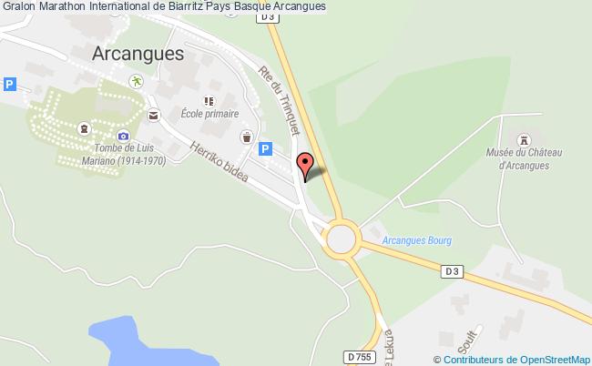 plan Marathon International De Biarritz Pays Basque Arcangues