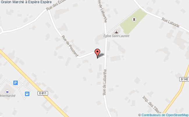 plan Marché à Espère Espère