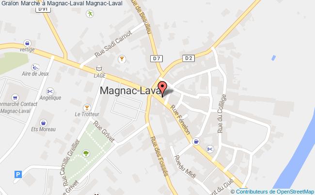 plan Marché à Magnac-laval Magnac-Laval