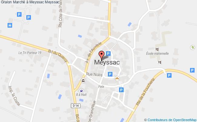 plan Marché à Meyssac Meyssac