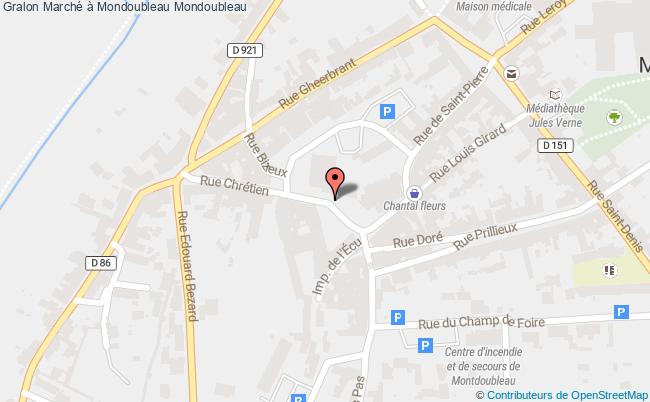 plan Marché à Mondoubleau Mondoubleau