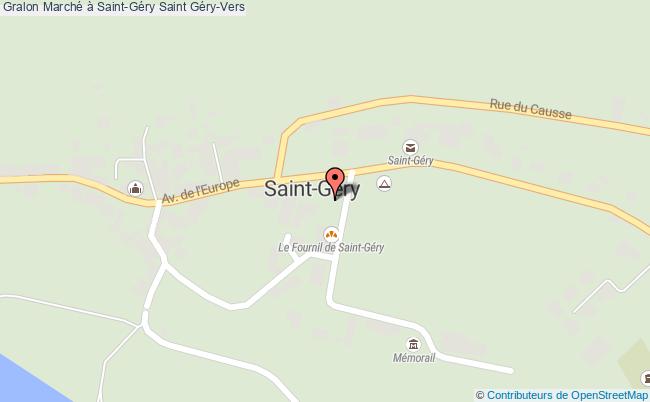 plan Marché à Saint-géry Saint-Géry