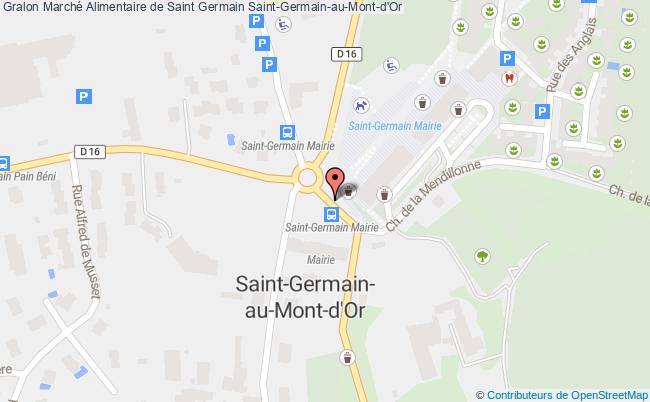 plan Marché Alimentaire De Saint Germain Saint-Germain-au-Mont-d'Or