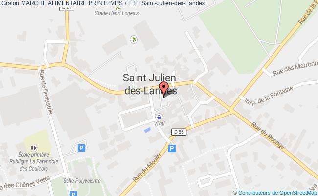 plan MarchÉ Alimentaire Printemps / ÉtÉ Saint-Julien-des-Landes