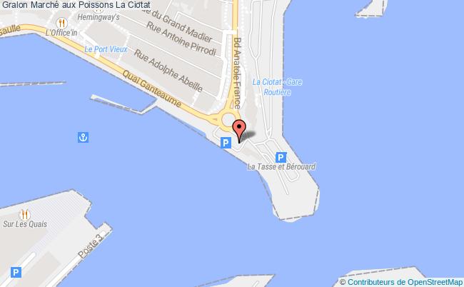 plan Marché Aux Poissons La Ciotat