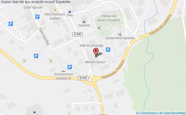 plan Marché Aux Produits Locaux Espelette
