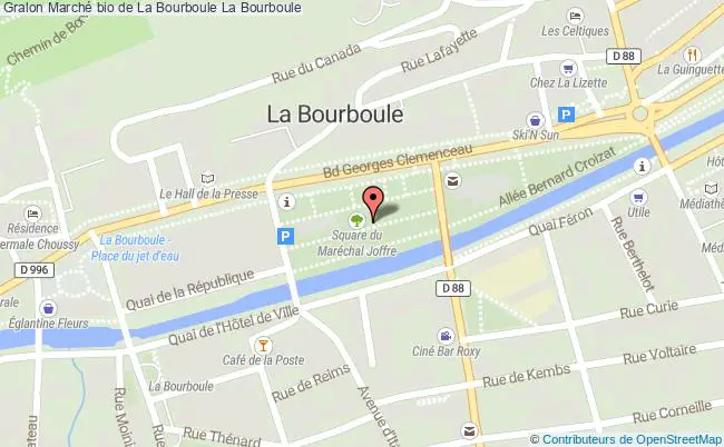 plan Marché Bio De La Bourboule La Bourboule