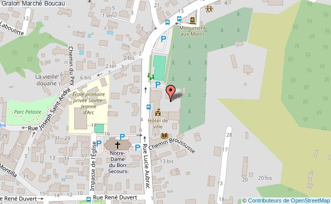 plan Marché Boucau