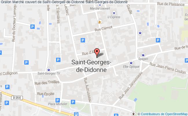 plan Marché Couvert De Saint-georges-de-didonne Saint-Georges-de-Didonne