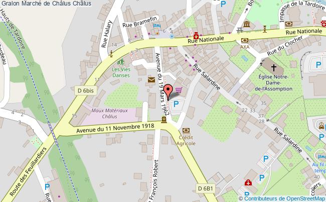 plan Marché De Châlus Châlus