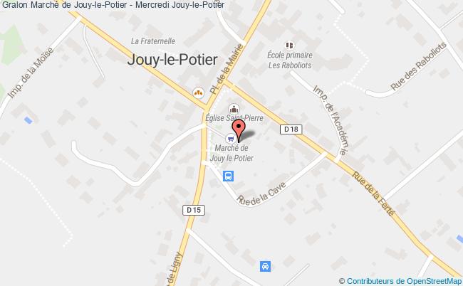 plan Marché De Jouy-le-potier - Mercredi Jouy-le-Potier