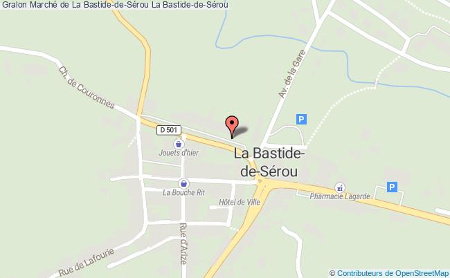 plan Marché De La Bastide-de-sérou La Bastide-de-Sérou