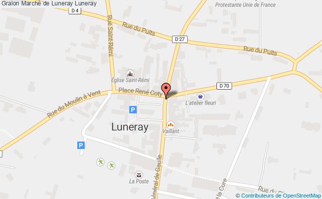 plan Marché De Luneray Luneray