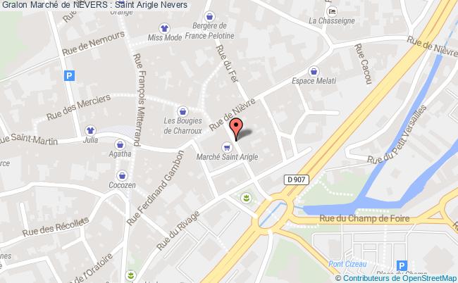 plan Marché De Nevers : Saint Arigle Nevers