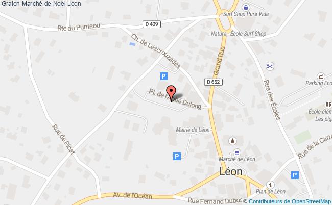 plan Marché De Noël Léon