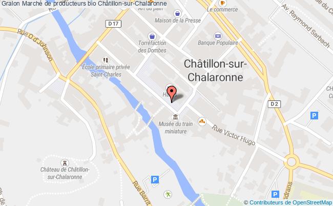 plan Marché De Producteurs Bio Châtillon-sur-Chalaronne