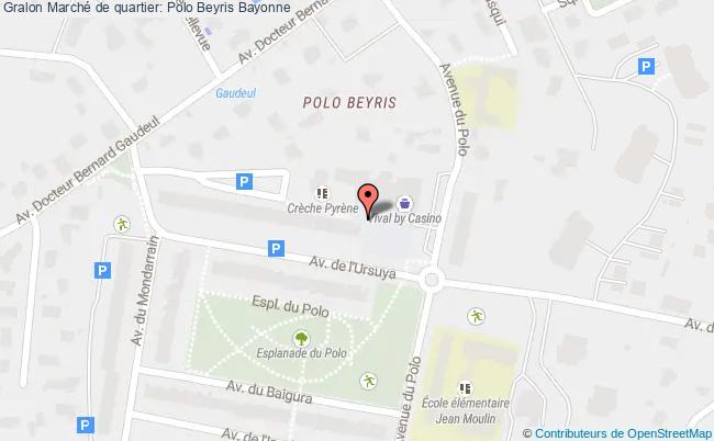 plan Marché De Quartier: Polo Beyris Bayonne