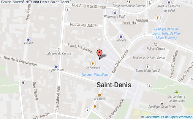 plan Marché De Saint-denis Saint-Denis
