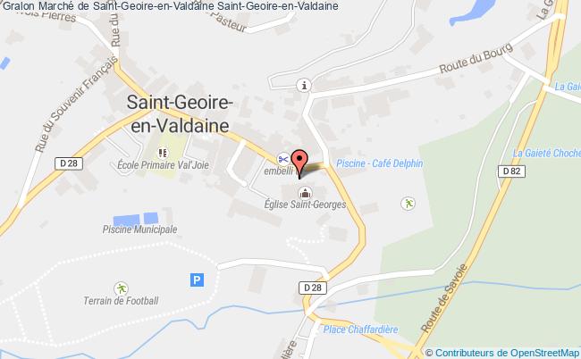 plan Marché De Saint-geoire-en-valdaine Saint-Geoire-en-Valdaine