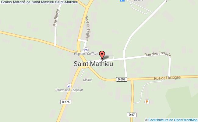 plan Marché De Saint Mathieu Saint-Mathieu