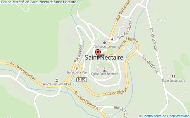 plan Marché De Saint-nectaire Saint-Nectaire