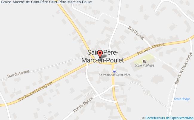 plan Marché De Saint-père Saint-Marc-sur-Couesnon