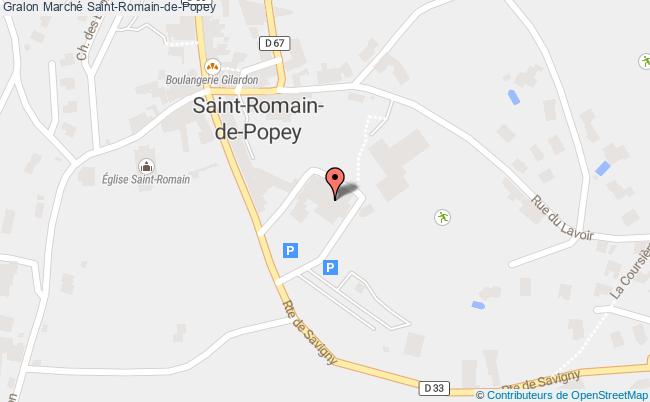plan Marché De Saint-romain-de-popey Saint-Romain-de-Popey