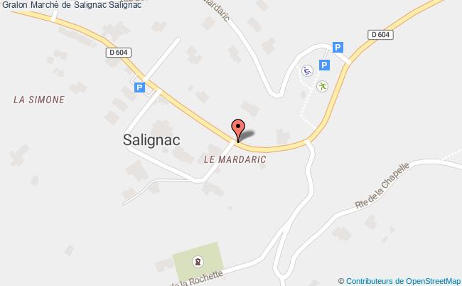 plan Marché De Salignac Salignac