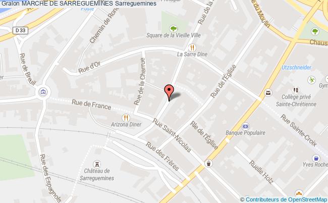 plan Marché De Sarreguemines Sarreguemines