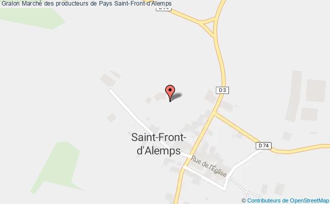 plan Marché Des Producteurs De Pays Saint-Front-d'Alemps