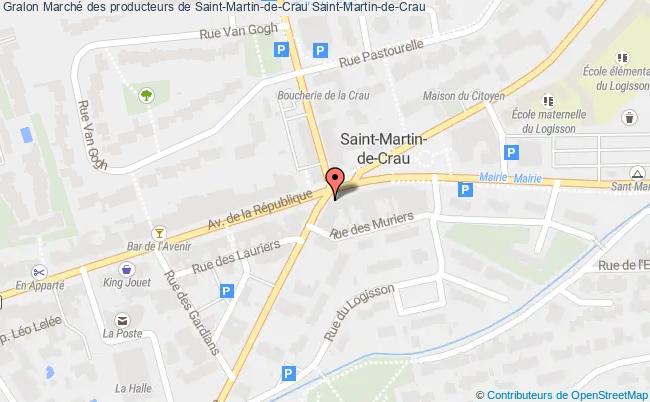 plan Marché Des Producteurs De Saint-martin-de-crau Saint-Martin-de-Crau