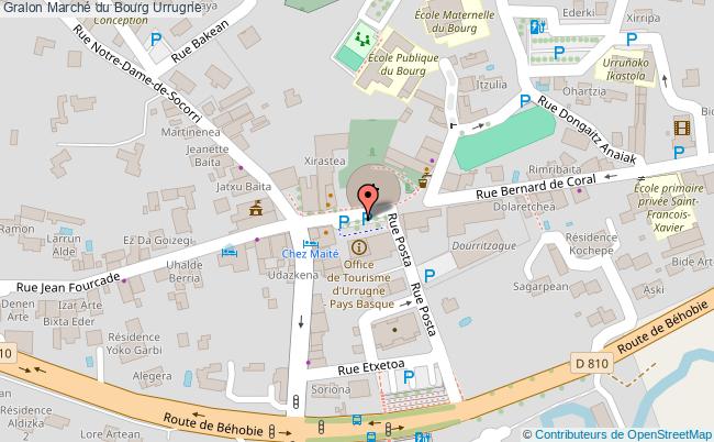 plan Marché Du Bourg Urrugne