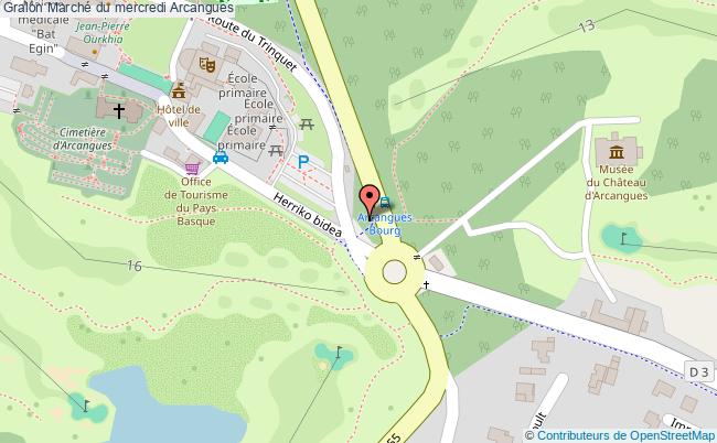 plan Marché Du Mercredi Arcangues