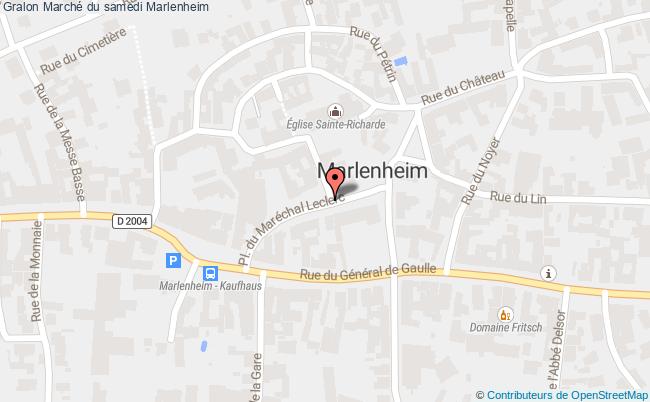 plan Marché Du Samedi Marlenheim