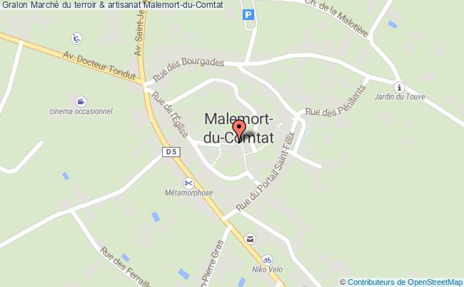 plan Marché Du Terroir & Artisanat Malemort-du-Comtat