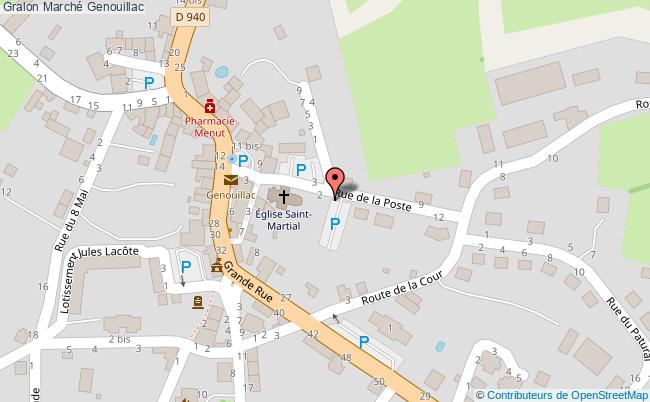 plan Marché Genouillac
