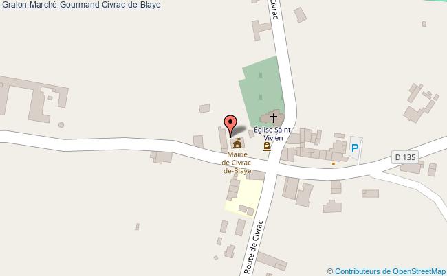 plan Marché Gourmand Civrac-de-Blaye