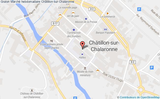 plan Marché Hebdomadaire Châtillon-sur-Chalaronne