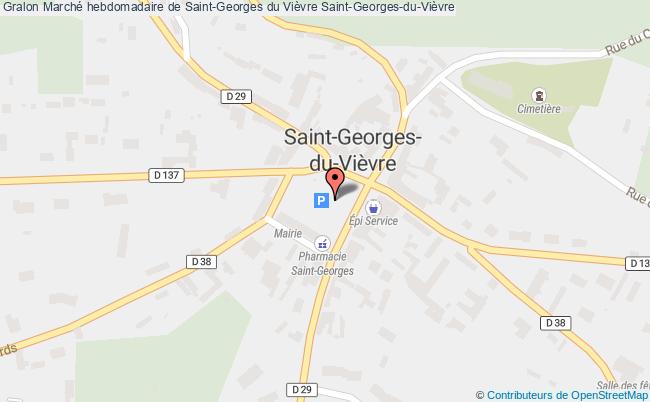 plan Marché Hebdomadaire De Saint-georges Du Vièvre Saint-Georges-du-Vièvre