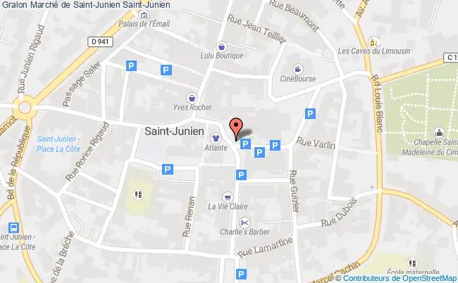 plan Marché Hebdomadaire De Saint-junien Saint-Junien