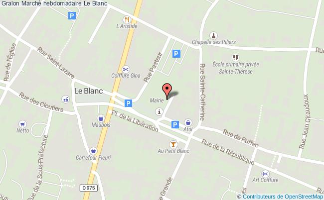plan Marché Hebdomadaire Le Blanc