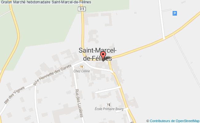 plan Marché Hebdomadaire Saint-Marcel-de-Félines
