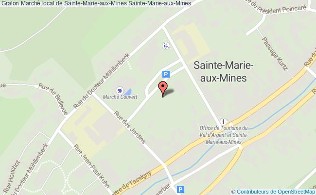plan Marché Local De Sainte-marie-aux-mines Sainte-Marie-aux-Mines