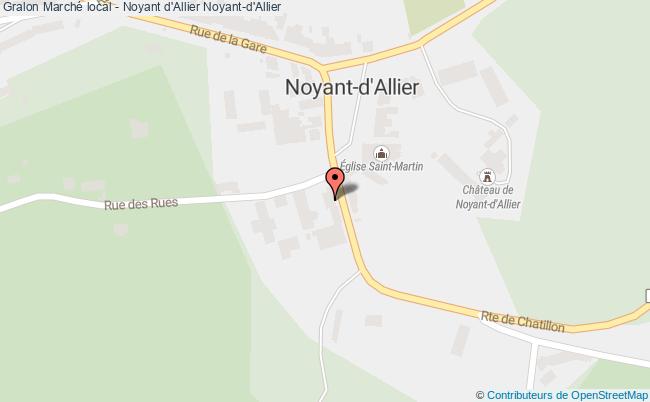 plan Marché Local - Noyant D'allier Noyant-d'Allier