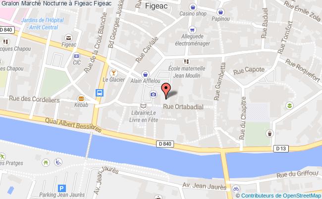 plan Marché Nocturne à Figeac Figeac