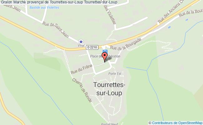 plan Marché Provençal De Tourrettes-sur-loup Tourrettes-sur-Loup