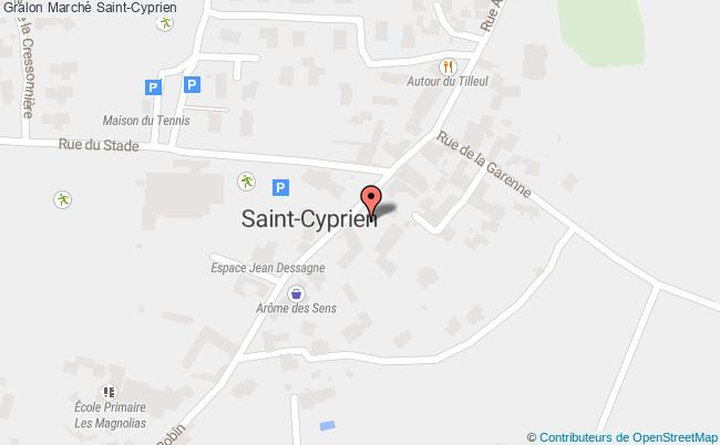 plan Marché Saint-Cyprien