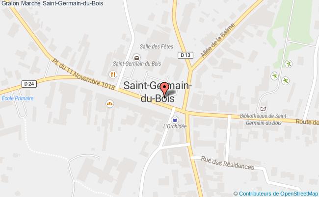 plan Marché Saint-Germain-du-Bois