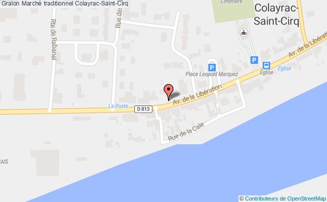 plan Marché Traditionnel Colayrac-Saint-Cirq