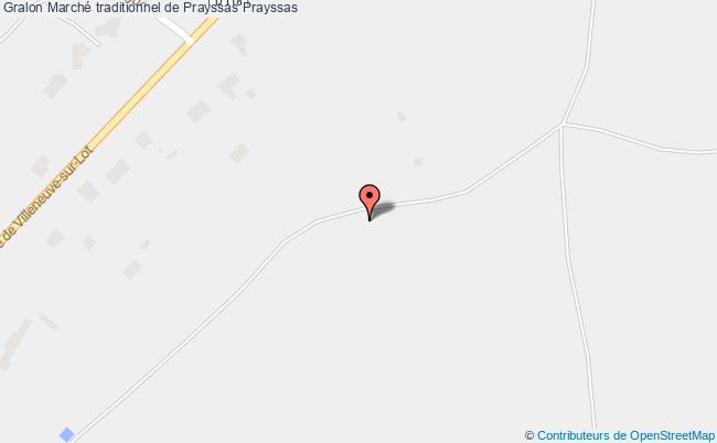 plan Marché Traditionnel De Prayssas Prayssas
